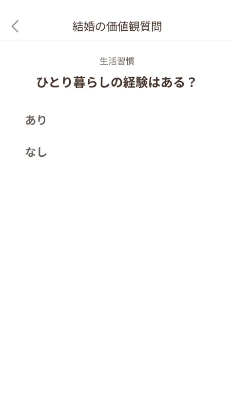 ひとり暮らしの経験はある？